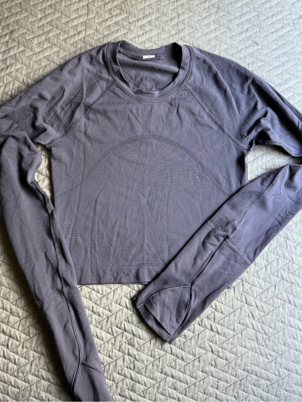 Lululemon Swiftly Tech Cropped Long Sleeve Shirt 2.0